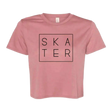 SKATER Flowy Crop - Adults Skate Too LLC