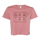 SKATER Flowy Crop - Adults Skate Too LLC