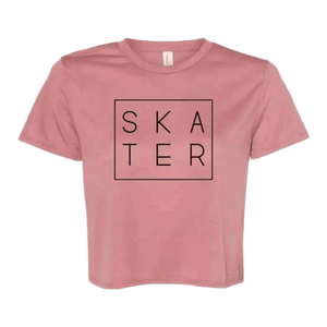 SKATER Flowy Crop - Adults Skate Too LLC