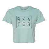 SKATER Flowy Crop - Adults Skate Too LLC