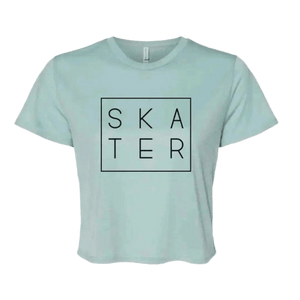 SKATER Flowy Crop - Adults Skate Too LLC