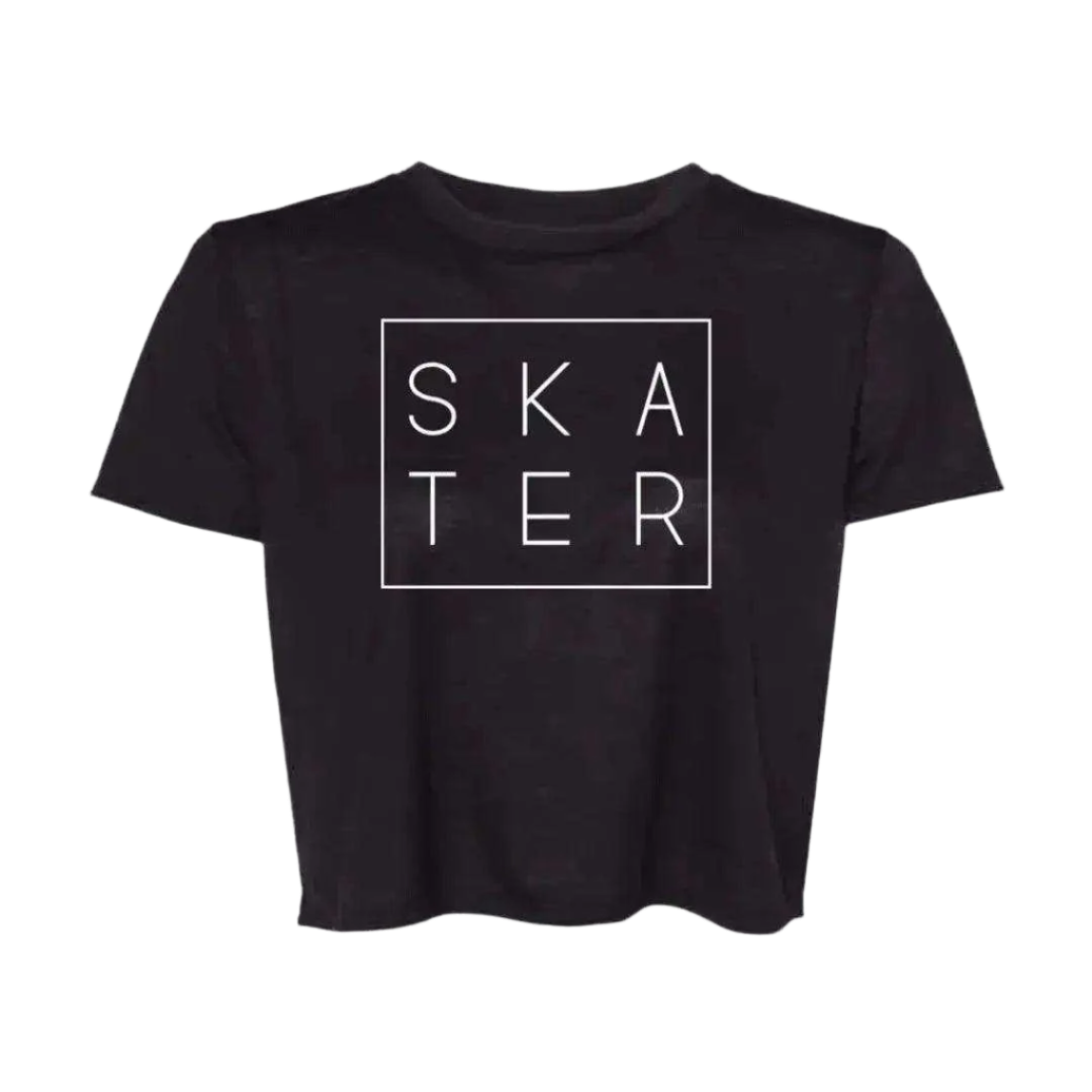 SKATER Flowy Crop - Adults Skate Too LLC