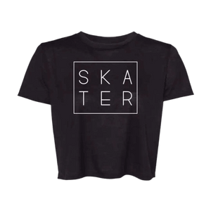 SKATER Flowy Crop - Adults Skate Too LLC