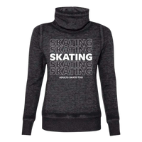 SKATING Cowl Neck Sweatshirt