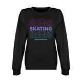 SKATING Unisex Premium Crewneck Sweatshirt Adults Skate Too LLC