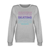 SKATING Unisex Premium Crewneck Sweatshirt Adults Skate Too LLC