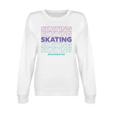 SKATING Unisex Premium Crewneck Sweatshirt Adults Skate Too LLC