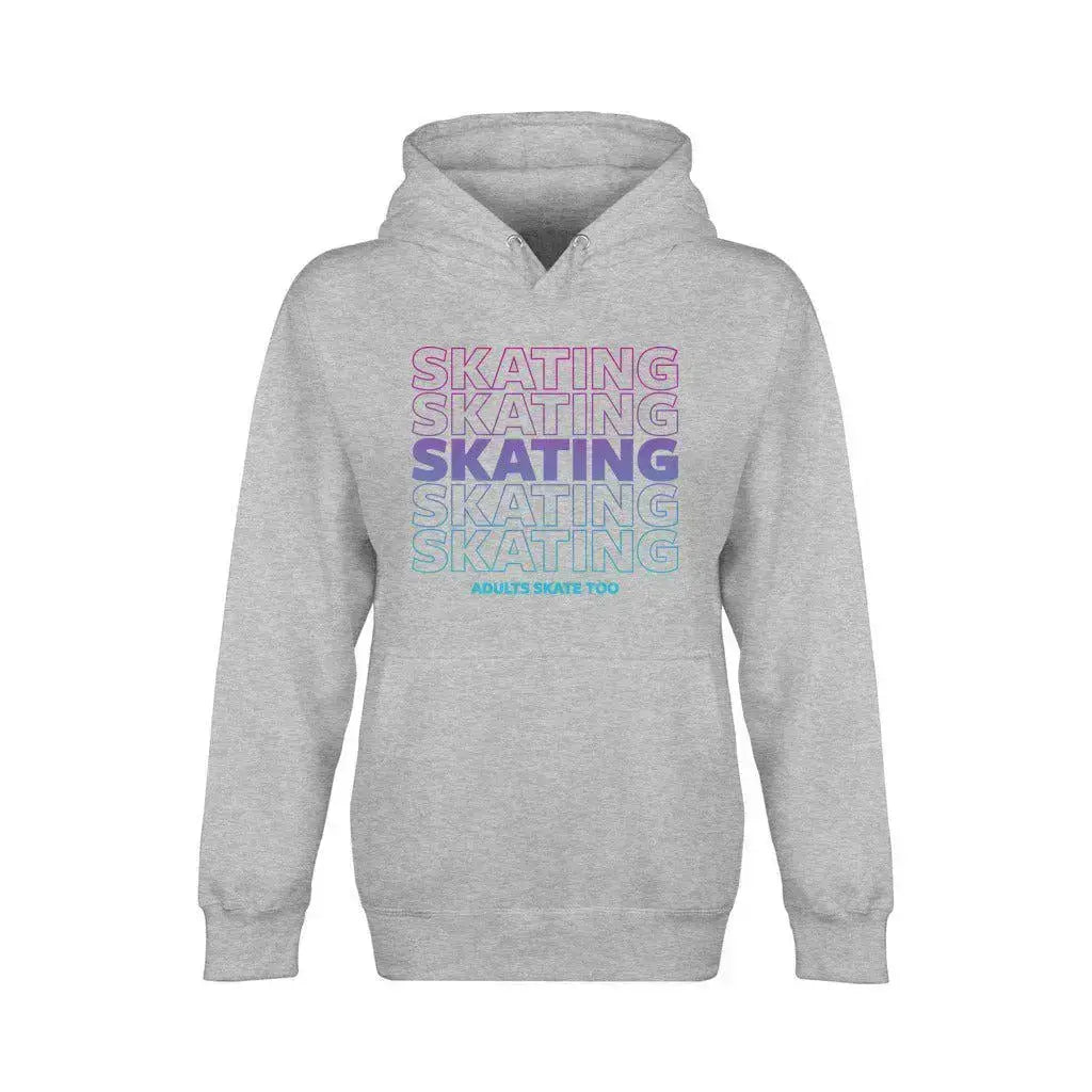 SKATING Unisex Premium Pullover Hoodie Adults Skate Too LLC