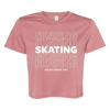 SKATING Flowy Crop Tee
