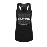 SKATING Racerback Tank - Adults Skate Too LLC