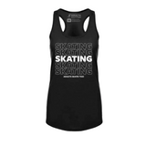 [VAULT] Women's Racerback Tank Top (Choose Your Design) - Adults Skate Too LLC