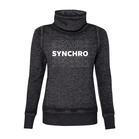 SYNCHRO Cowl Neck Sweatshirt Adults Skate Too LLC