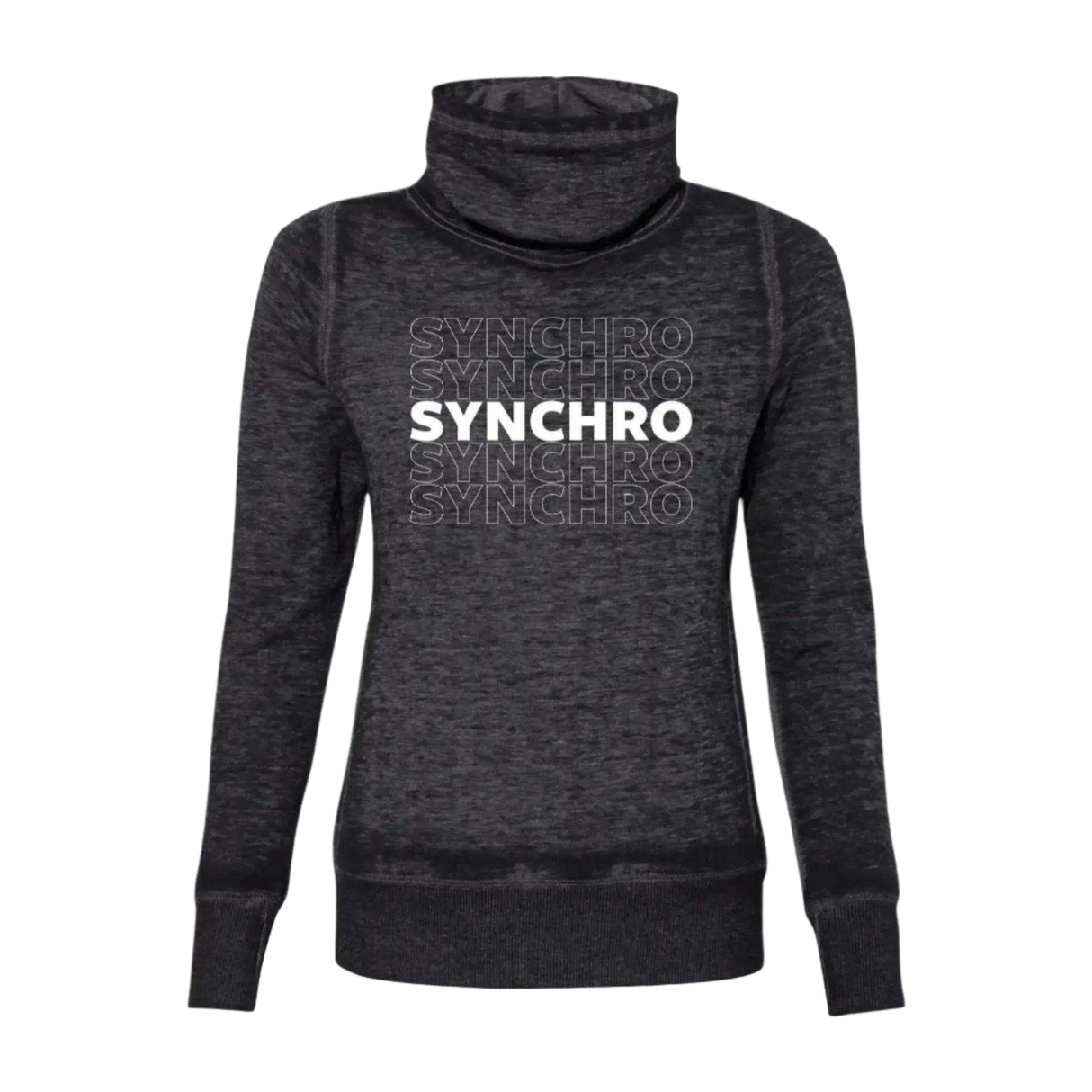 SYNCHRO Cowl Neck Sweatshirt - Adults Skate Too LLC