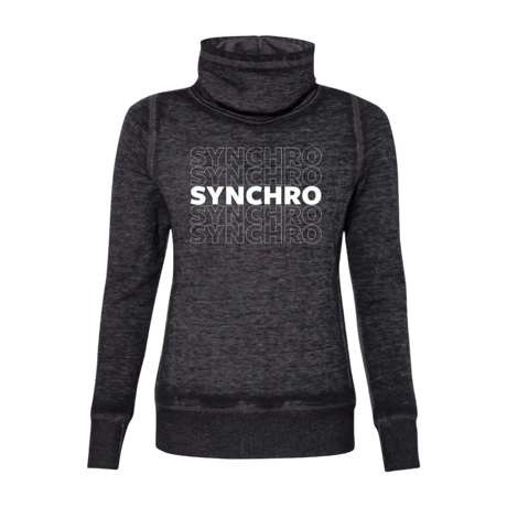 SYNCHRO Cowl Neck Sweatshirt - Adults Skate Too LLC