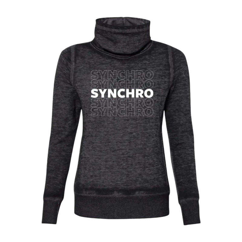 SYNCHRO Cowl Neck Sweatshirt