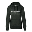 SYNCHRO Women's French Terry Glitter Hoodie Adults Skate Too LLC