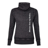 Sharper Than My Blades Cowl Neck Sweatshirt - Adults Skate Too LLC