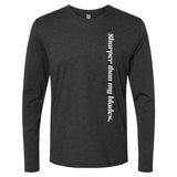 Sharper Than My Blades Long Sleeve Crew - Adults Skate Too LLC