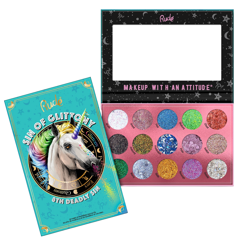 [VAULT] Rude Cosmetics Sin of Glittony Glitter Palette