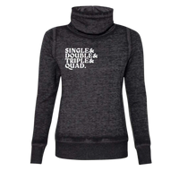 Single Double Triple Quad Cowl Neck Sweatshirt