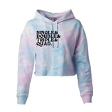 Single Double Triple Quad Cotton Candy Hooded Crop - Adults Skate Too LLC