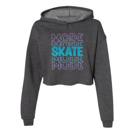 Skate Mode Women's Hooded Crop Adults Skate Too LLC