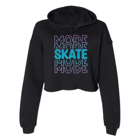 Skate Mode Women's Hooded Crop Adults Skate Too LLC