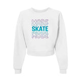 Skate Mode Women's Raglan Pullover Fleece Adults Skate Too LLC