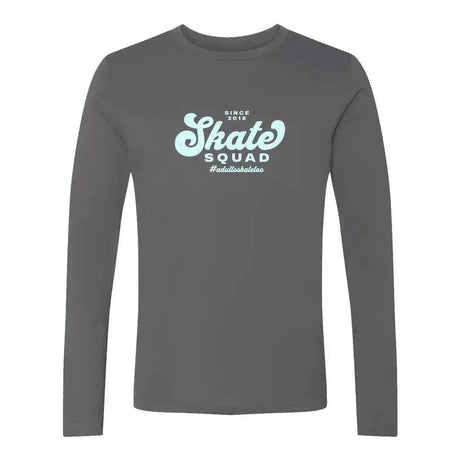 Skate Squad Unisex Cotton Long Sleeve Crew Adults Skate Too LLC