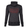 Sweat-shirt à col bénitier « Le patinage a mon cœur »