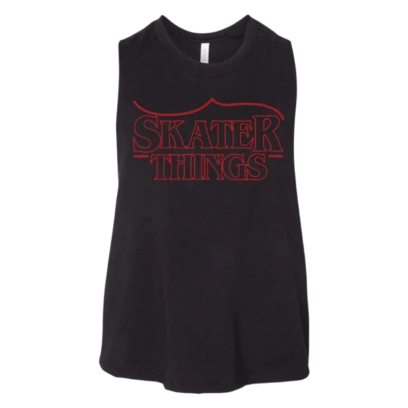 Skater Things Racerback Crop