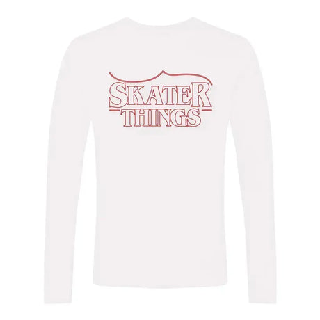 Skater Things Unisex Cotton Long Sleeve Crew Adults Skate Too LLC