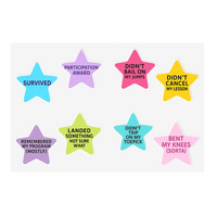 Skater Achievement Stars Vinyl Sticker Sheet