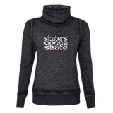 Skaters Gonna Skate Cowl Neck Sweatshirt - Adults Skate Too LLC