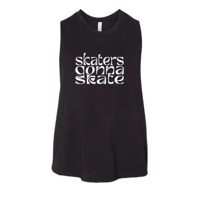 Skaters Gonna Skate Racerback Crop