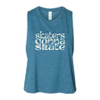 Skaters Gonna Skate Racerback Crop Adults Skate Too LLC