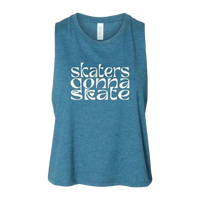 Skaters Gonna Skate Racerback Crop