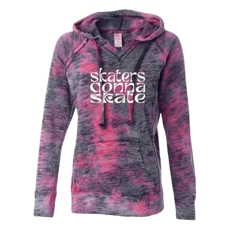 Skaters Gonna Skate Burnout Hoodie - Adults Skate Too LLC