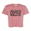 Skaters Gonna Skate Flowy Crop