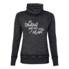 Skating Has My Heart Cowl Neck Sweatshirt - M
