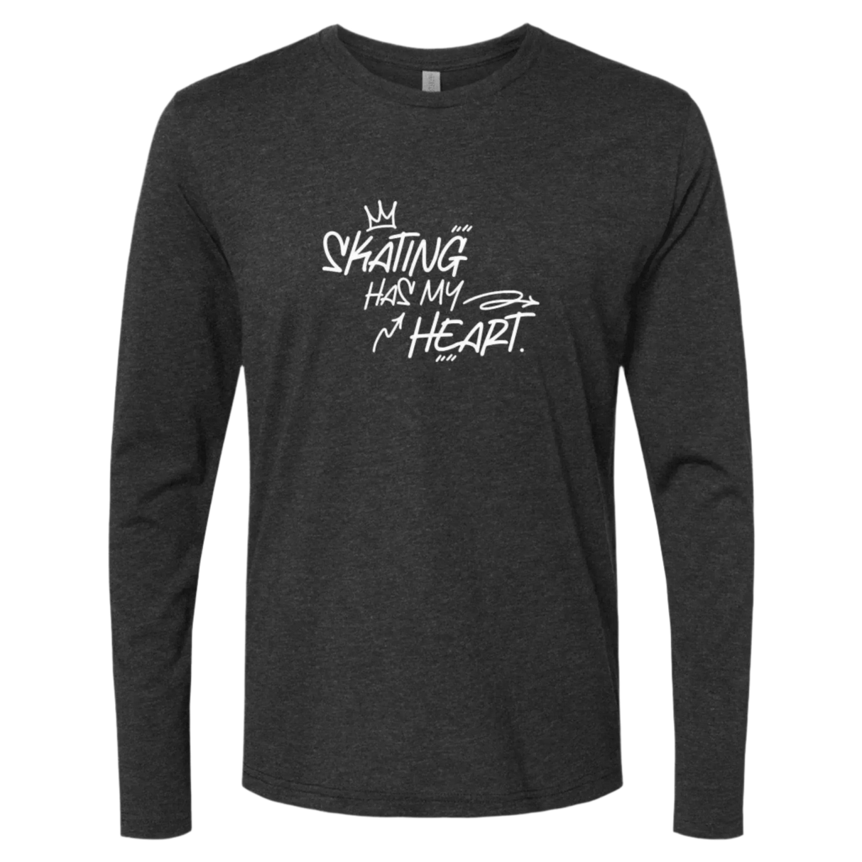 Skating Has My Heart Long Sleeve - Adults Skate Too LLC