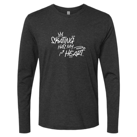 Skating Has My Heart Long Sleeve - Adults Skate Too LLC