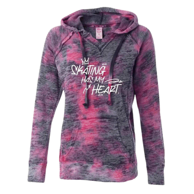 Skating Has My Heart Burnout Hoodie
