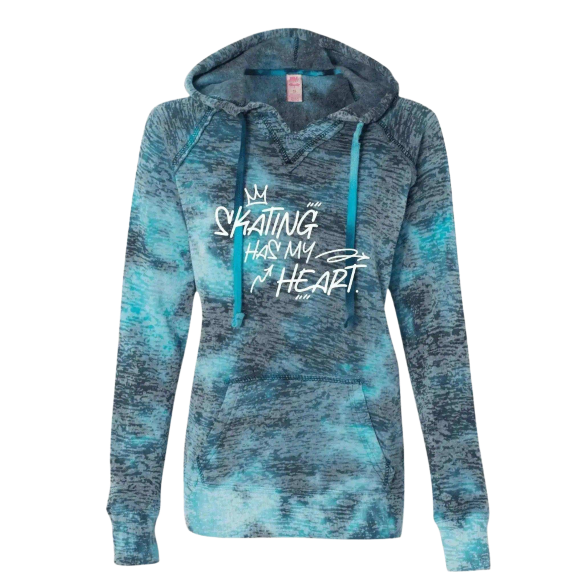 Skating Has My Heart Burnout Hoodie