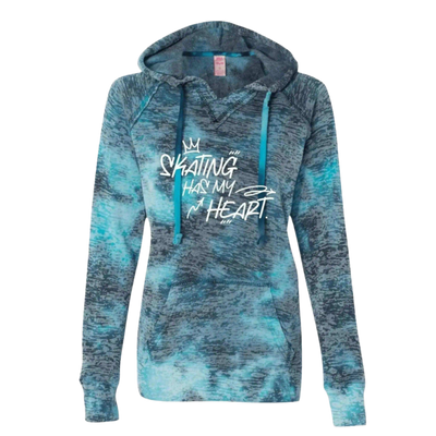 Skating Has My Heart Burnout Hoodie