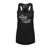 Skating Has My Heart Racerback Tank