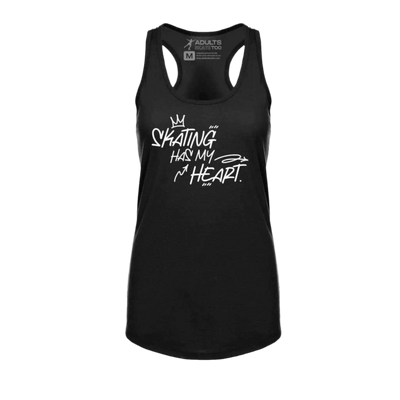 Skating Has My Heart Racerback Tank