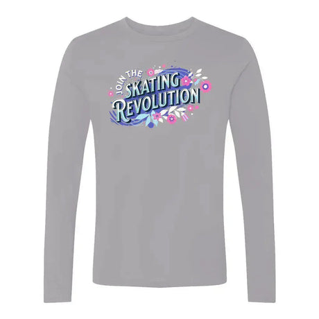 Skating Revolution Unisex Cotton Long Sleeve Crew Adults Skate Too LLC