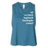 Spins Racerback Crop