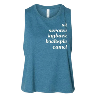 Spins Racerback Crop
